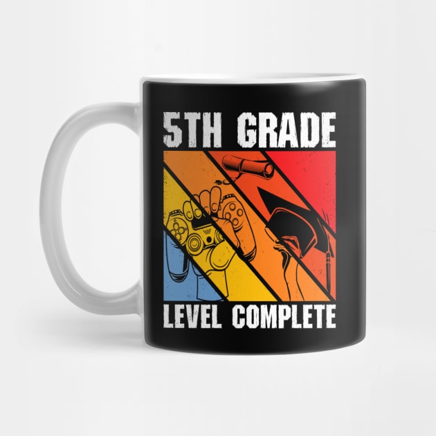 5th Grade Level Complete TShirt Graduation Gift for Gamer by reginaturner